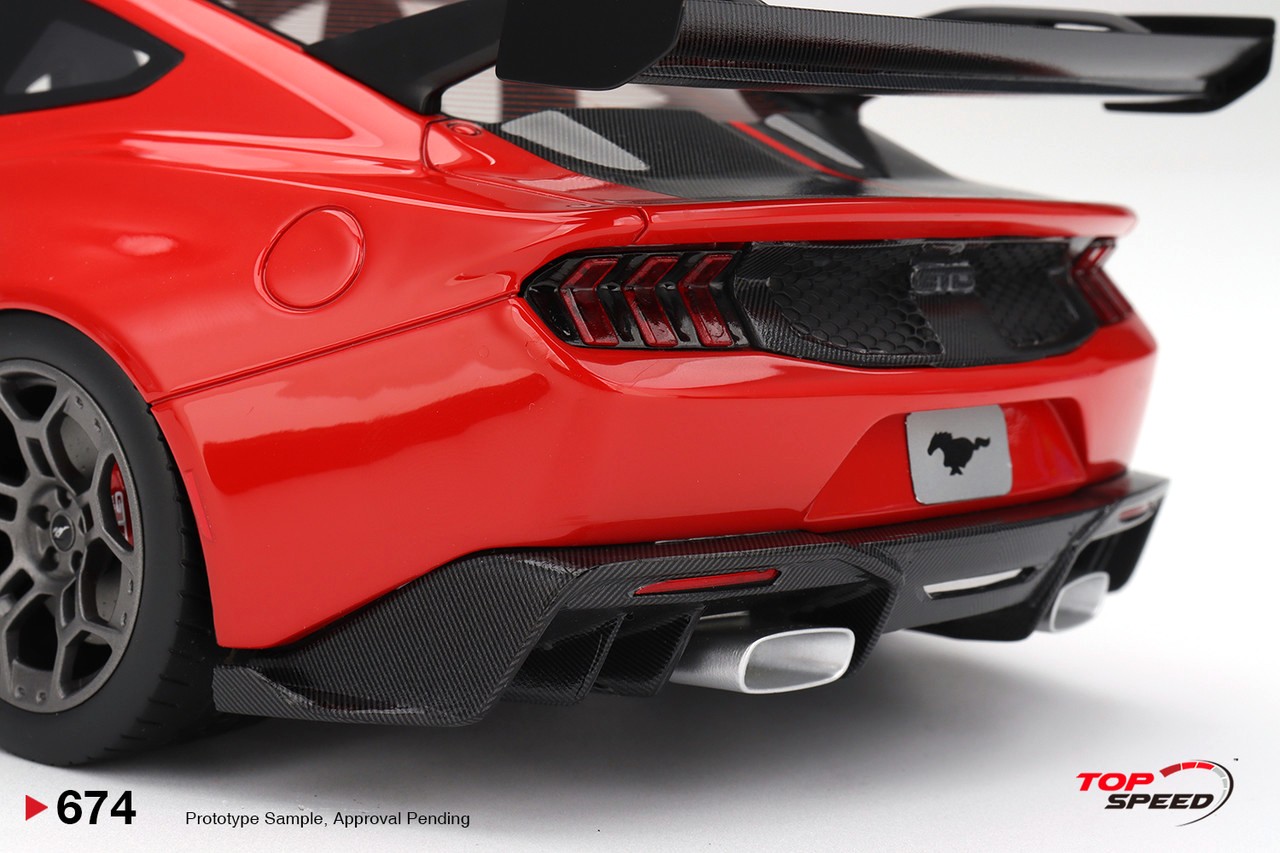 Ford Mustang GTD 2025 race red 1:18 TopSpeed Models 