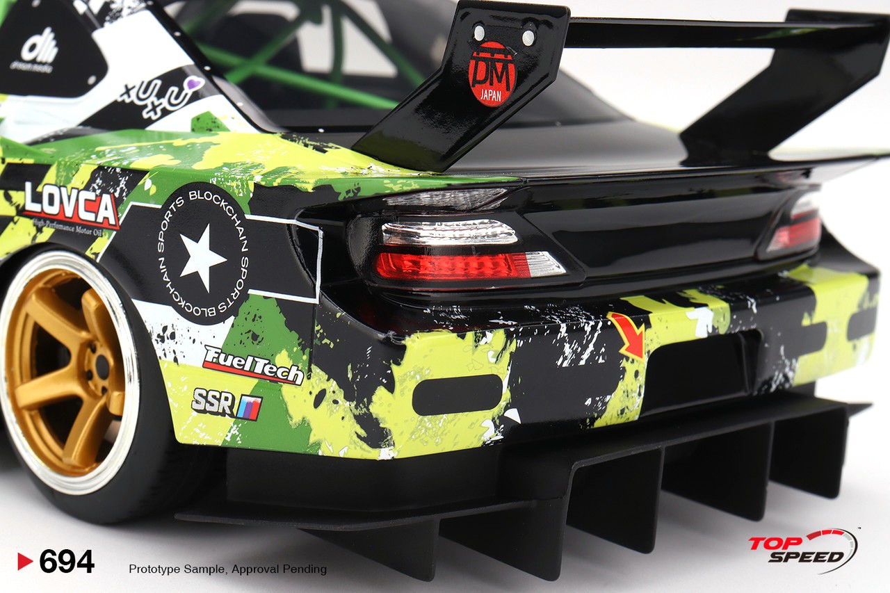 Nissan Silvia S15 LB-Super Silhouette #555 V2 Formula Drift Japan 2024 1:18 TopSpeed Models