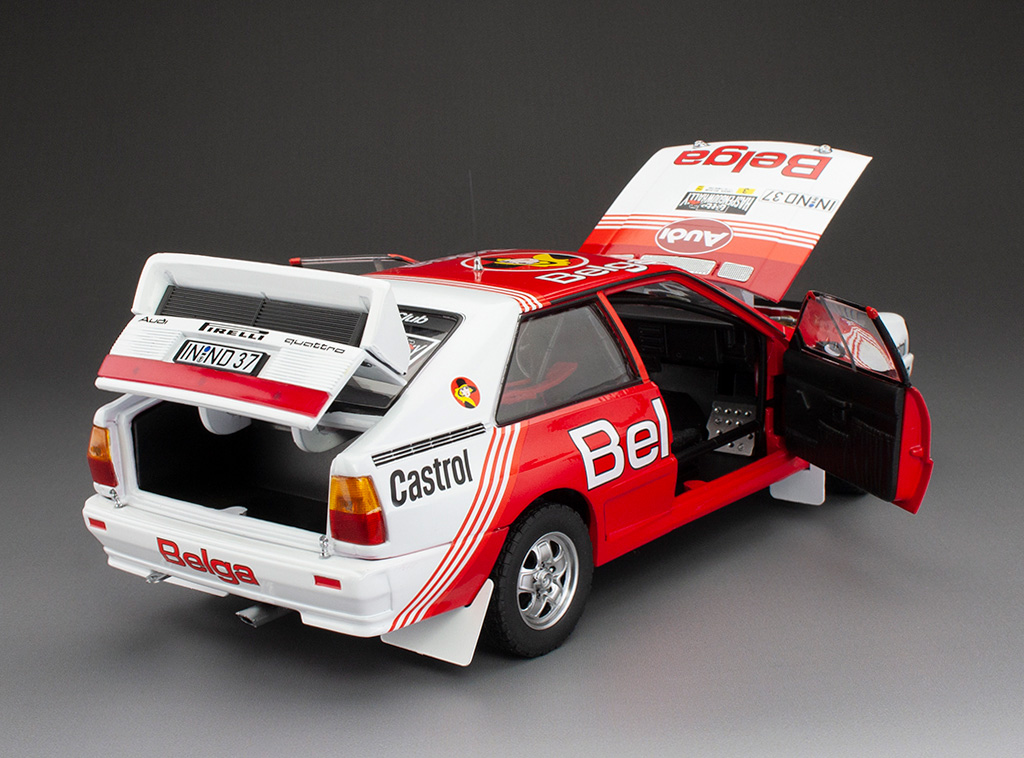 Audi Quattro A1 #3 M.Duez/W.Lux Winner Lotto Haspengouw Rally 1983 1:18 Sun Star