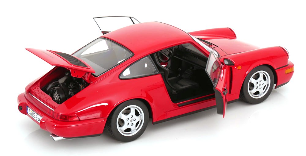 Porsche 911 964 RS Coupe 1992 Cup Rims red 1:12 KK Scale
