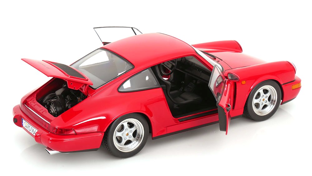Porsche 911 964 RS Coupe 1992 Speedline Rims red 1:12 KK Scale