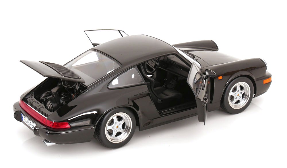 Porsche 911 964 RS Coupe 1992 Speedline Rims black 1:12 KK Scale
