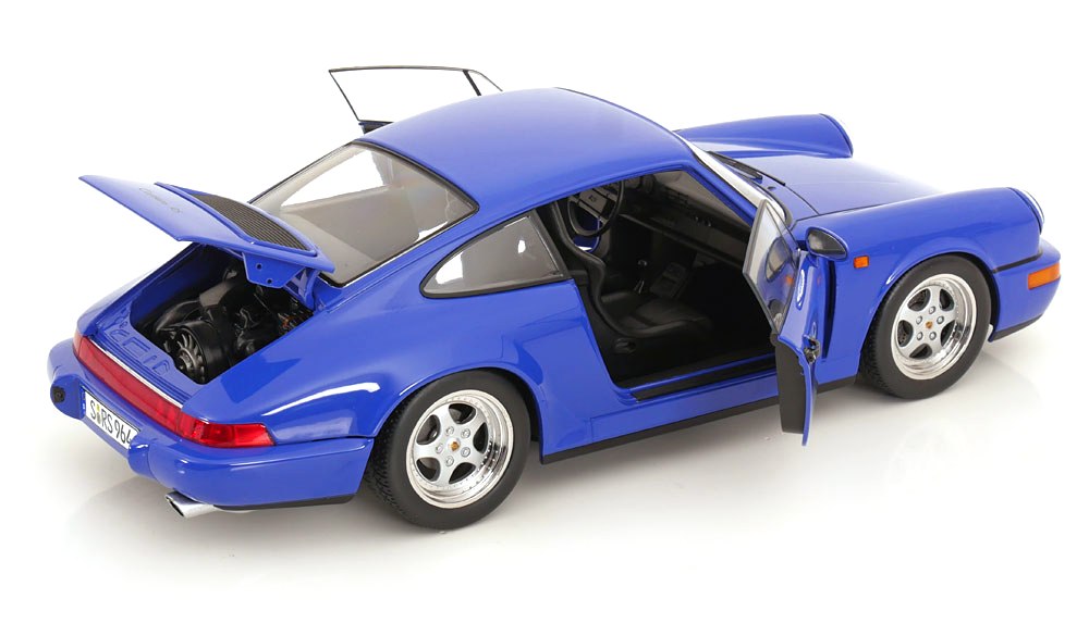 Porsche 911 964 RS Coupe 1992 Speedline Rims blue 1:12 KK Scale