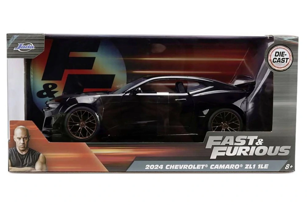 Chevrolet Camaro ZL1 1LE 2024 Movie series Fast & Furious 2024 black 1:24 Jada Toys