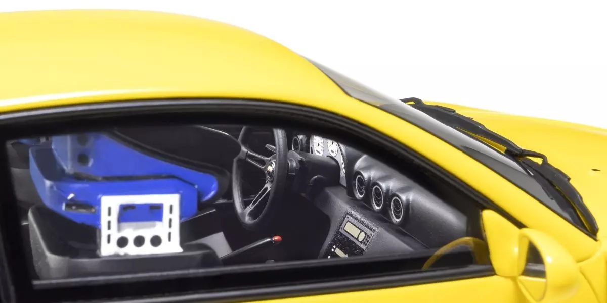 Nissan Silvia S15 Khyzyl Saleem Coupe 2002 yellow 1:18 Kyosho