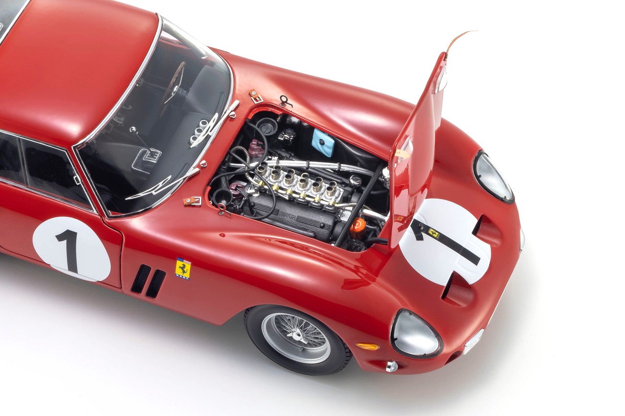 Ferrari 250 GTO 3.0L V12 Coupe #1 P.Rodriguez/R.Rodriguez Winner 1000KM Paris 1962 1:18 Kyosho