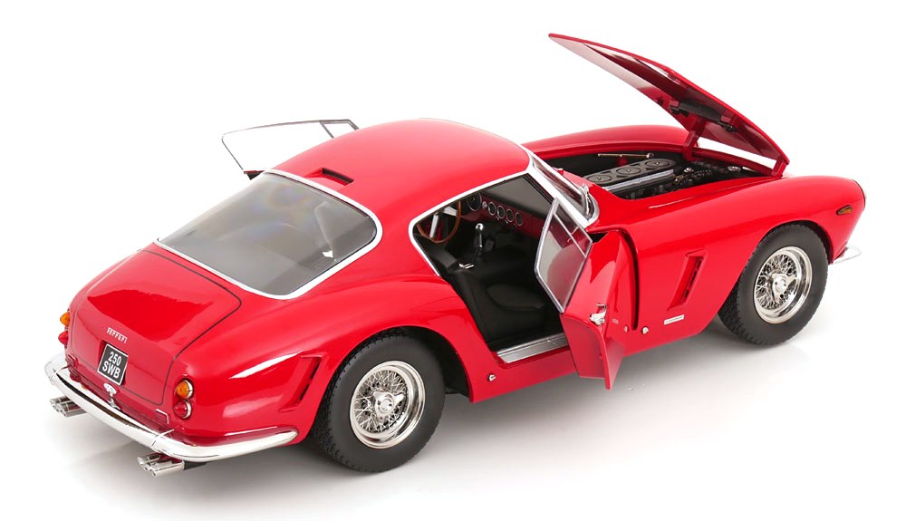 Ferrari 250 GT SWB Passo Corto 1961 red 1:12 KK Scale