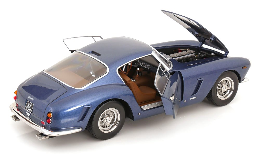 Ferrari 250 GT SWB Passo Corto 1961 blue metallic 1:12 KK Scale