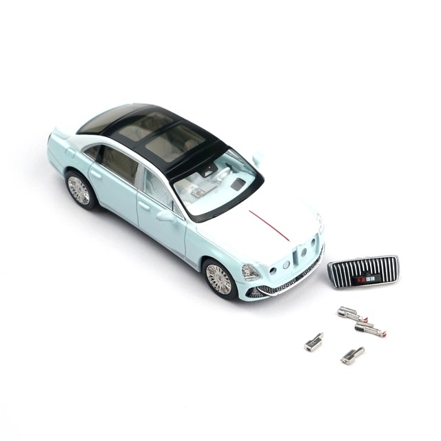 Hongqi Guoya light blue 1:64 XCartoys