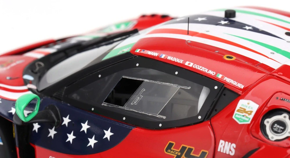Ferrari 296 GT3 #21 Cozzolino/Mann/A.Pier Guidi/Wadoux IMSA 24H Daytona 2025 1:18 B.B.R.