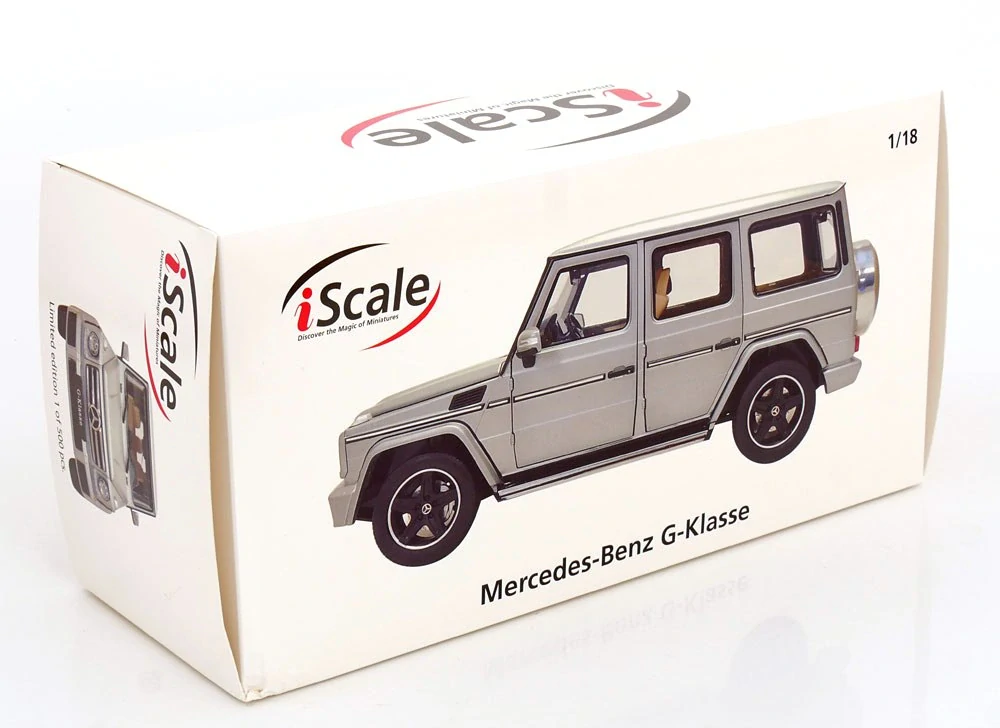 Mercedes-Benz G-Class W463 Designo matt silver 1:18 iScale