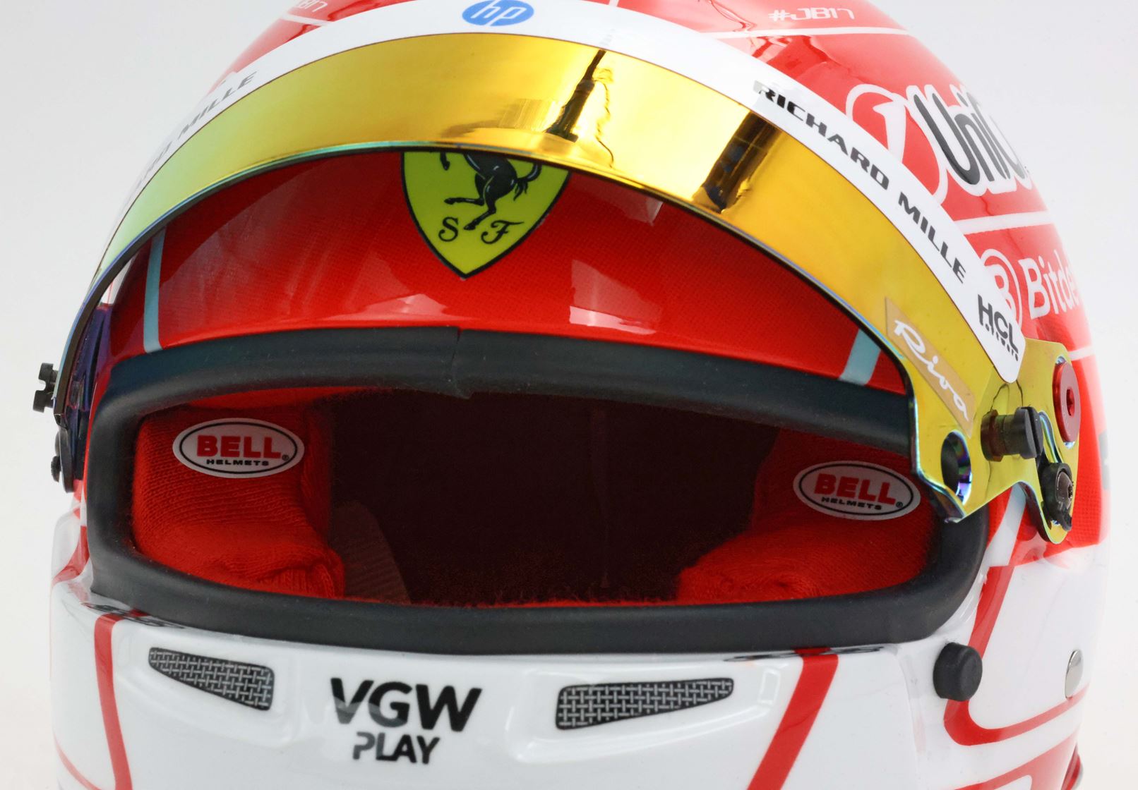 Helmet - Charles Leclerc Scuderia Ferrari 2025 1:2 Bell