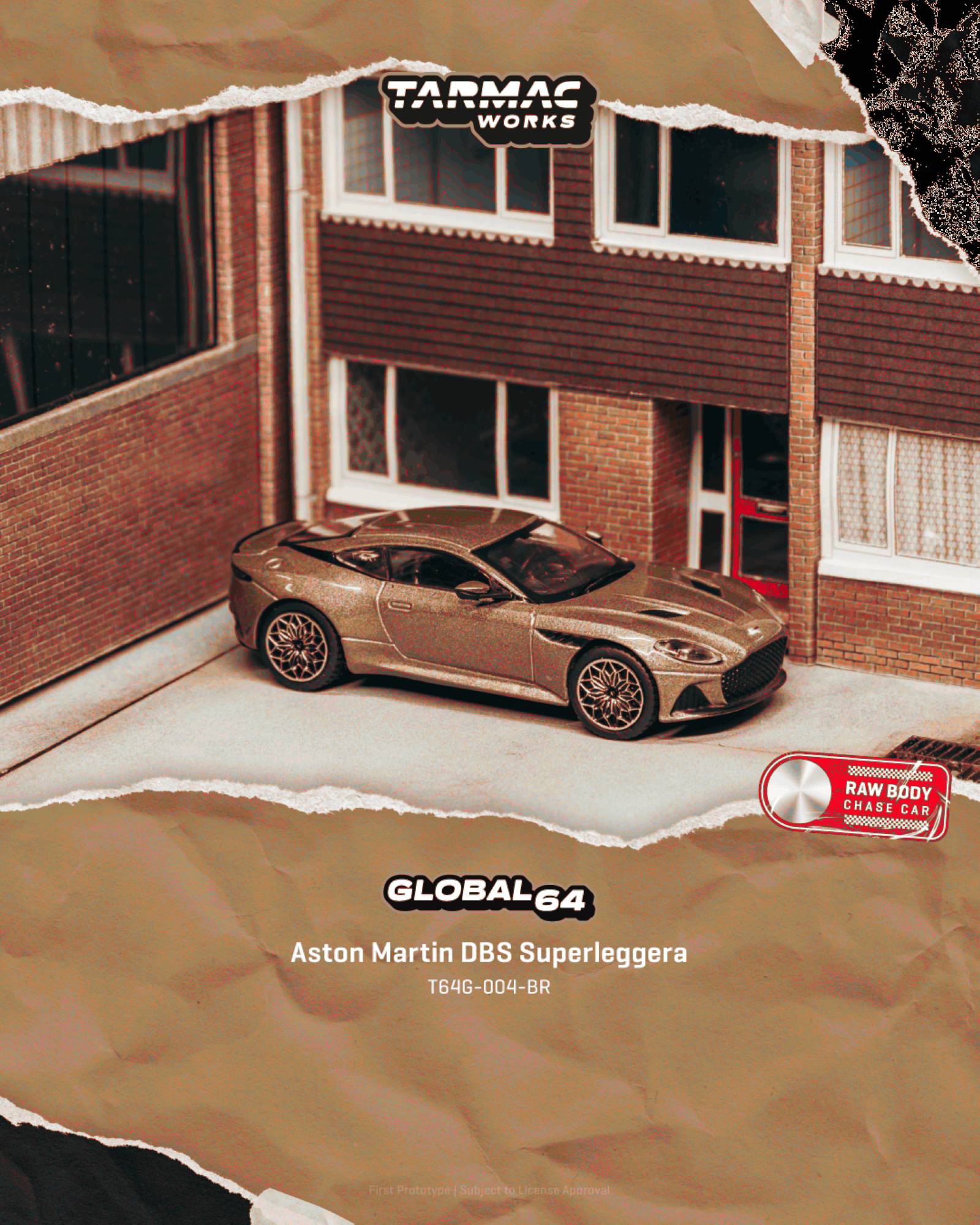 Aston Martin DBS Superleggera 2025 brown metallic 1:64 Tarmac