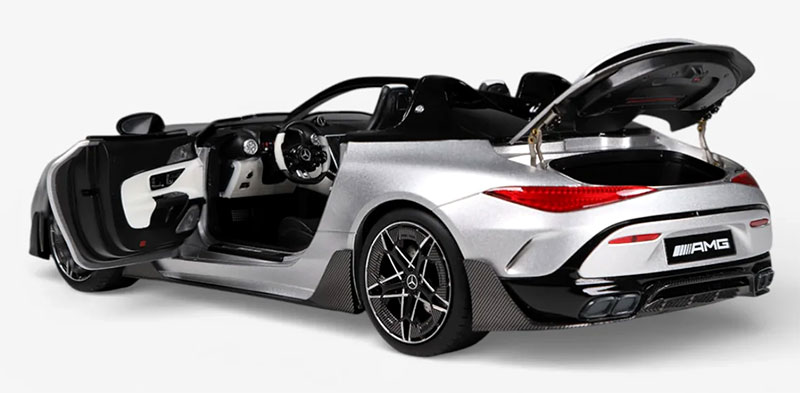 Mercedes-AMG PureSpeed silver 1:18 NZG