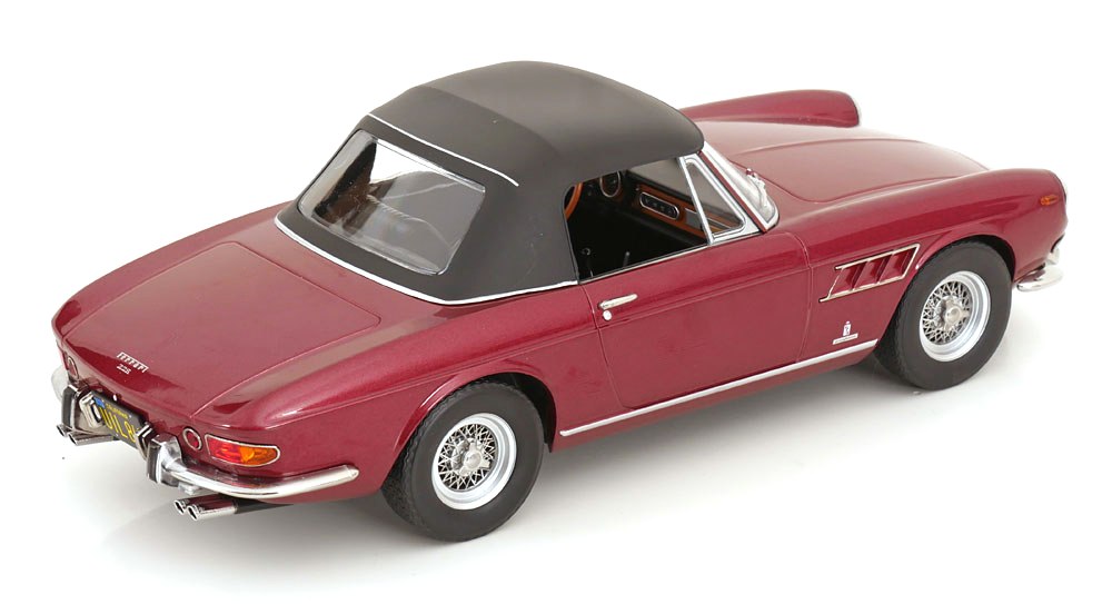 Ferrari 275 GTS Pininfarina Spyder 1964 Personal Car Steve McQueen red metallic 1:18 KK Scale