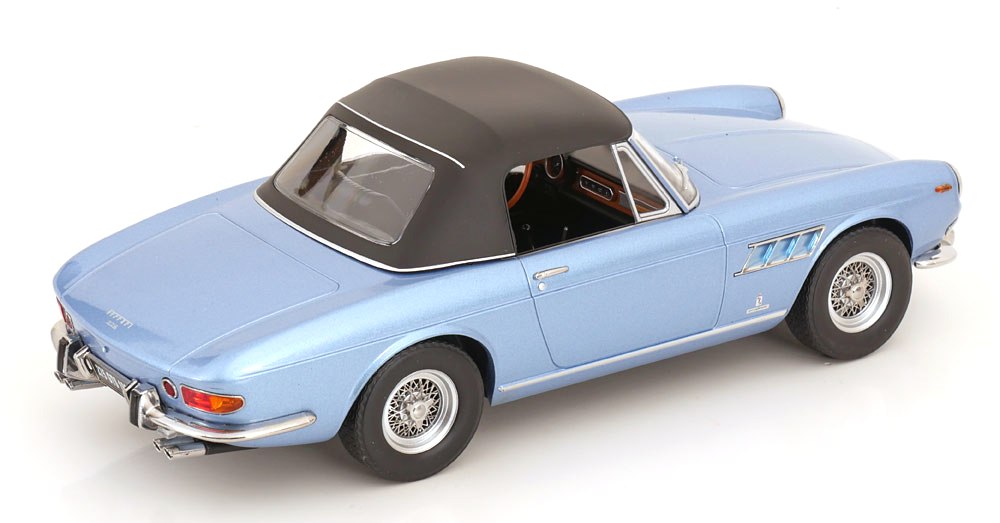 Ferrari 275 GTS Pininfarina Spyder 1964 light blue metallic 1:18 KK Scale