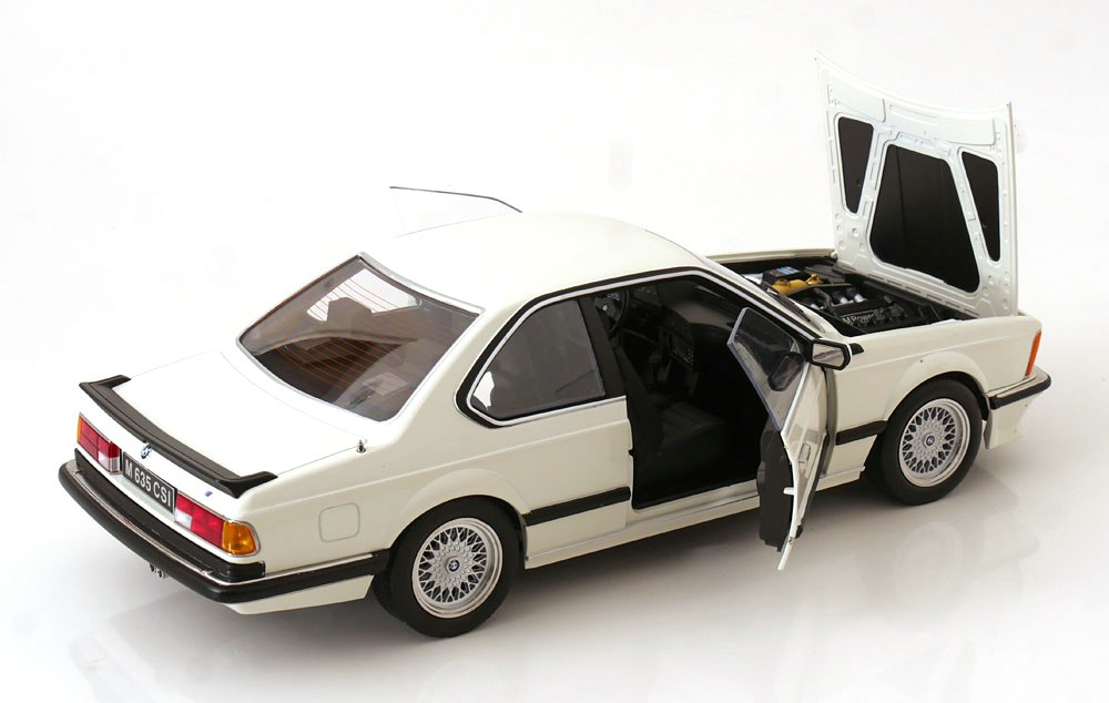 BMW M635 CSI 1987 white 1:12 KK Scale