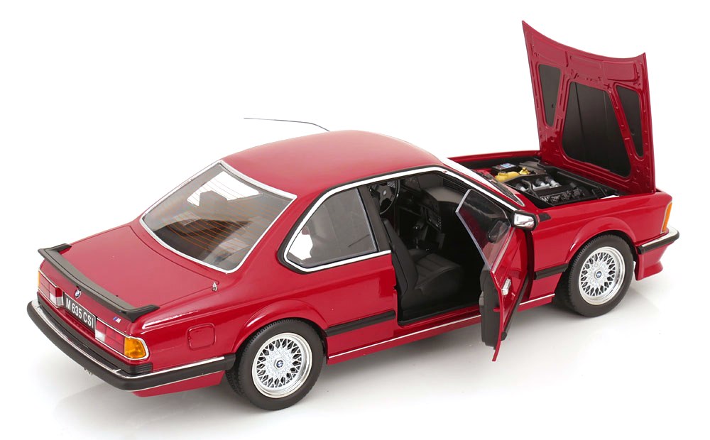 BMW M635 CSI 1987 red 1:12 KK Scale