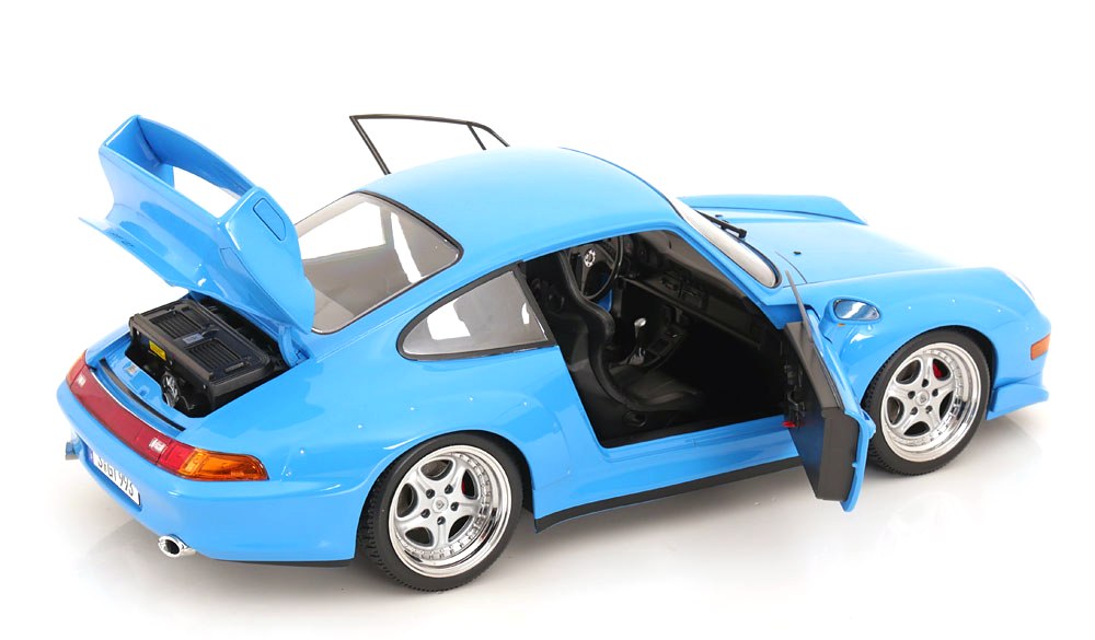 Porsche 911 993 GT2 1996 Speedline Rims light blue 1:12 KK Scale