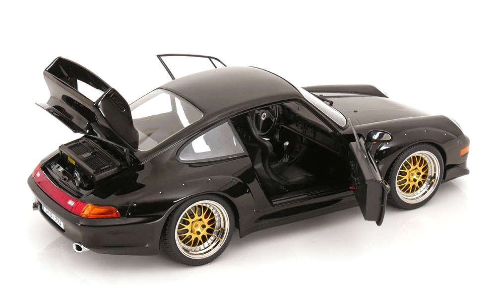 Porsche 911 993 GT2 1996 BBS Rims black 1:12 KK Scale