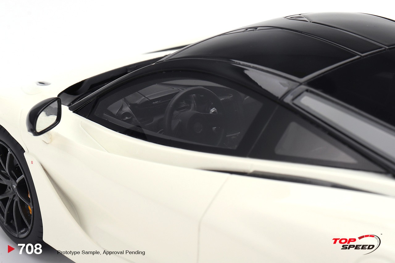 McLaren 750S 2025 white 1:18 TopSpeed Models