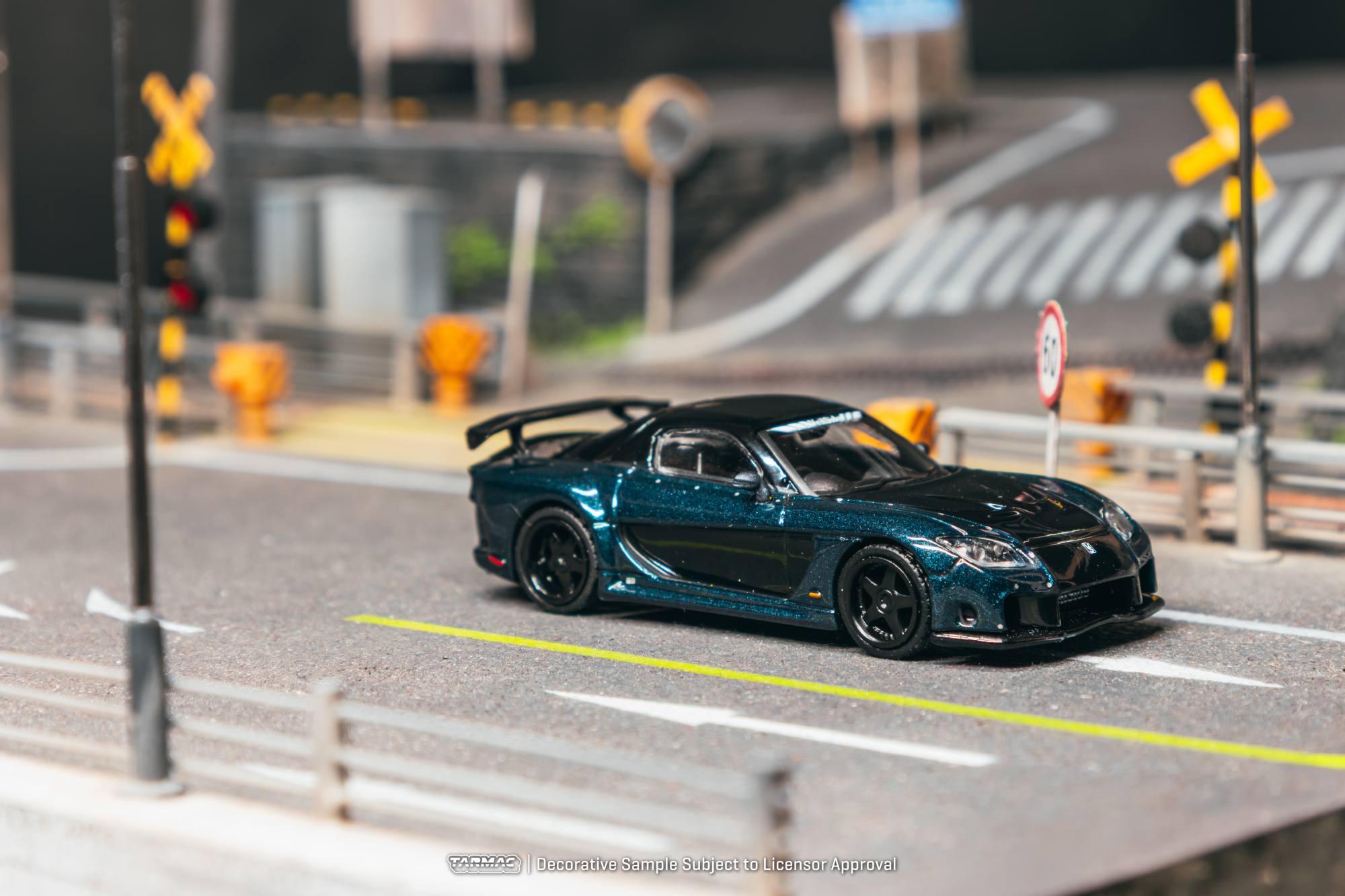 Mazda RX-7 2026 Veilside Fortune7 dark blue/black 1:64 Tarmac