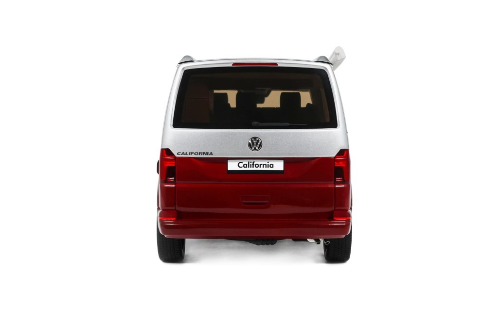 Volkswagen T6.1 California Ocean 2021 Fortana red/reflex silver 1:18 OttOmobile 