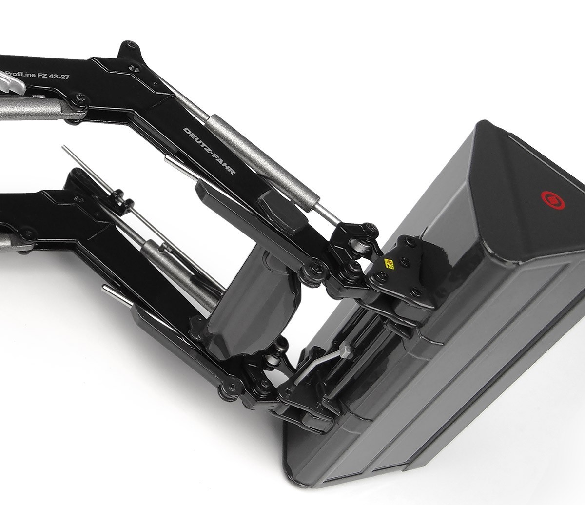 Deutz-Fahr 6150.4 TTV Tractor Warrior with FZ 47-23 Front Loader 2018 black 1:32 Universal Hobbies