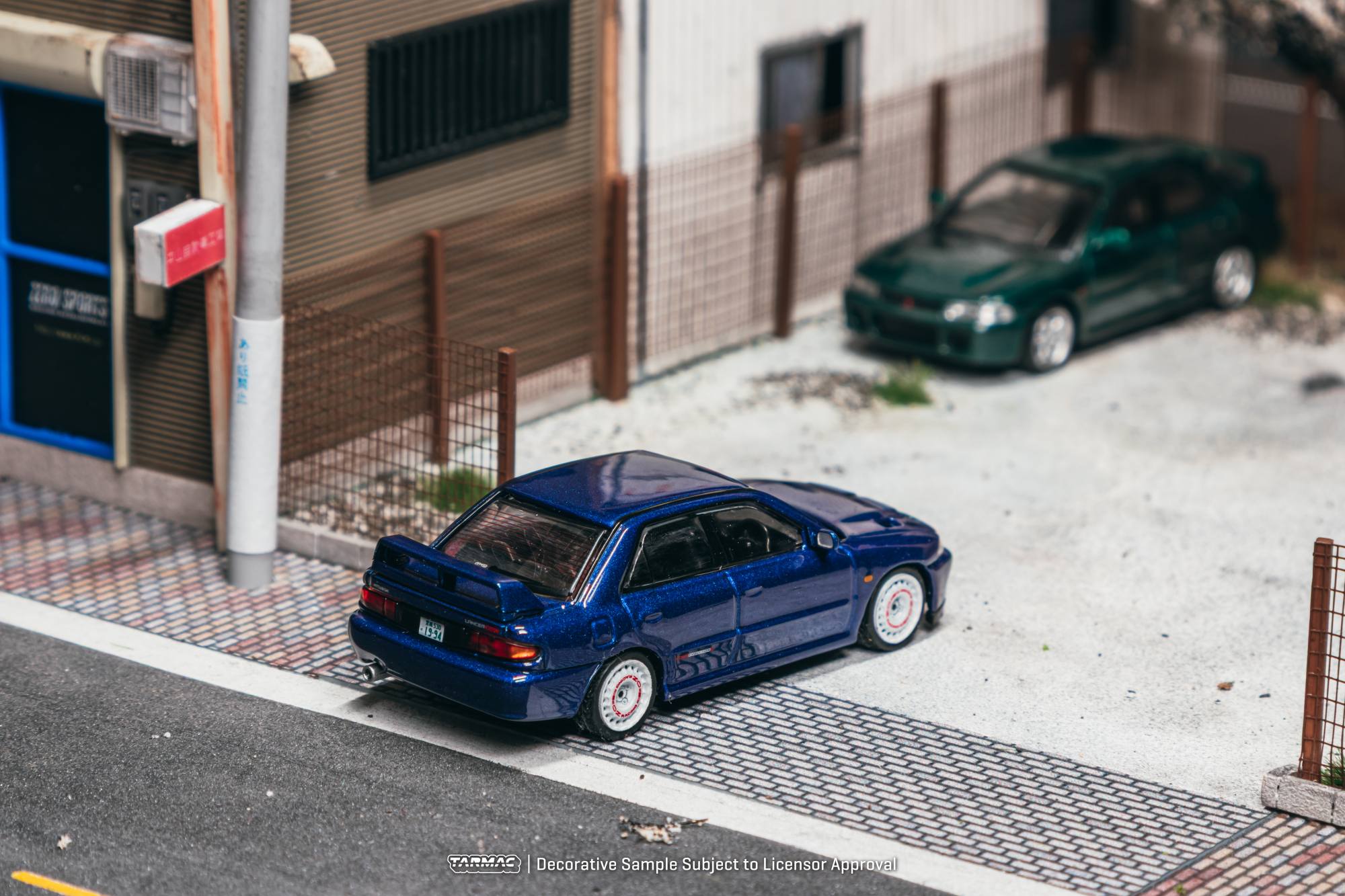 Mitsubishi Lancer GSR Evolution II 1994 blue 1:64 Tarmac