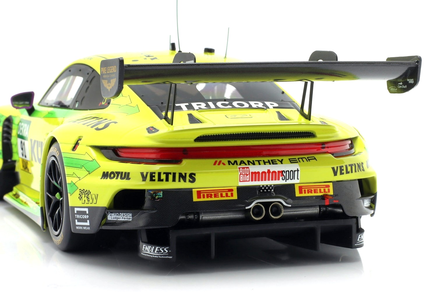 Porsche 911 GT3 R Manthey Grello #91 T.Preining DTM 2025 1:18 Ixo Models