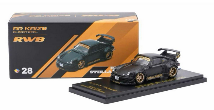 Porsche RWB 930 *Stella Artois* black 1:64 Almost Real