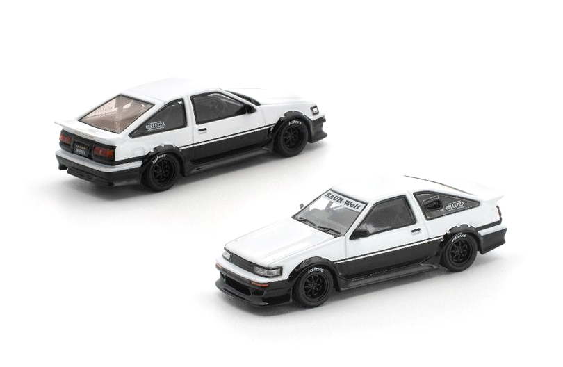 Toyota RWB AE86 white/black 1:64 Pop Race