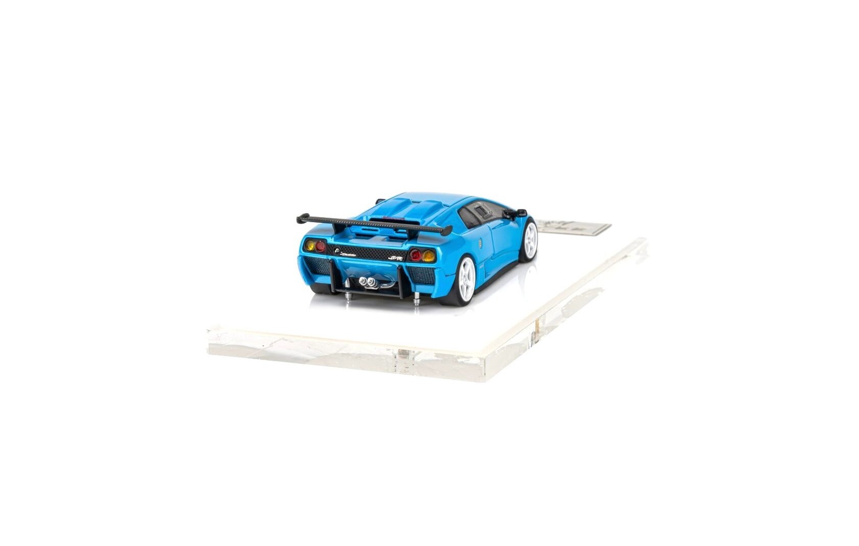 Lamborghini Custom Diablo SVR metallic blue 1:64 Microturbo