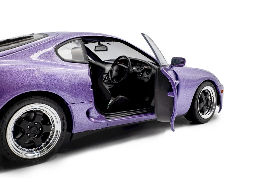 Toyota Supra MK4 A80 Solido Works 1993 purple 1:18 Solido