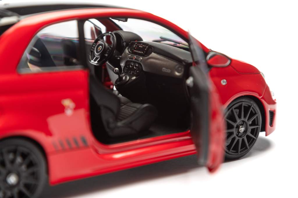 Fiat F595 Abarth Solido Works 2023 red 1:18 Solido
