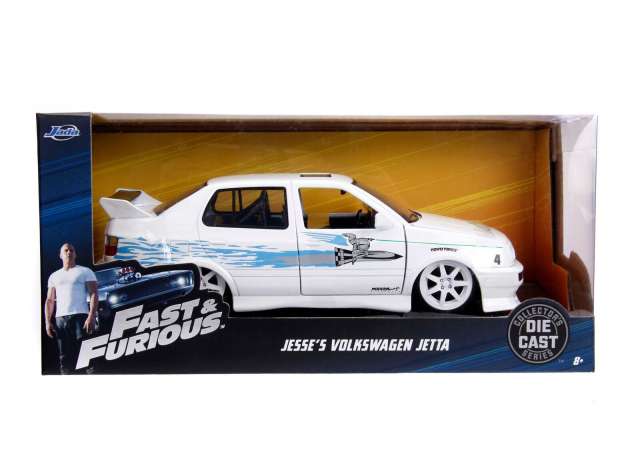 Volkswagen Jetta A3 *Fast and Furious* 1995 white 1:24 Jada Toys