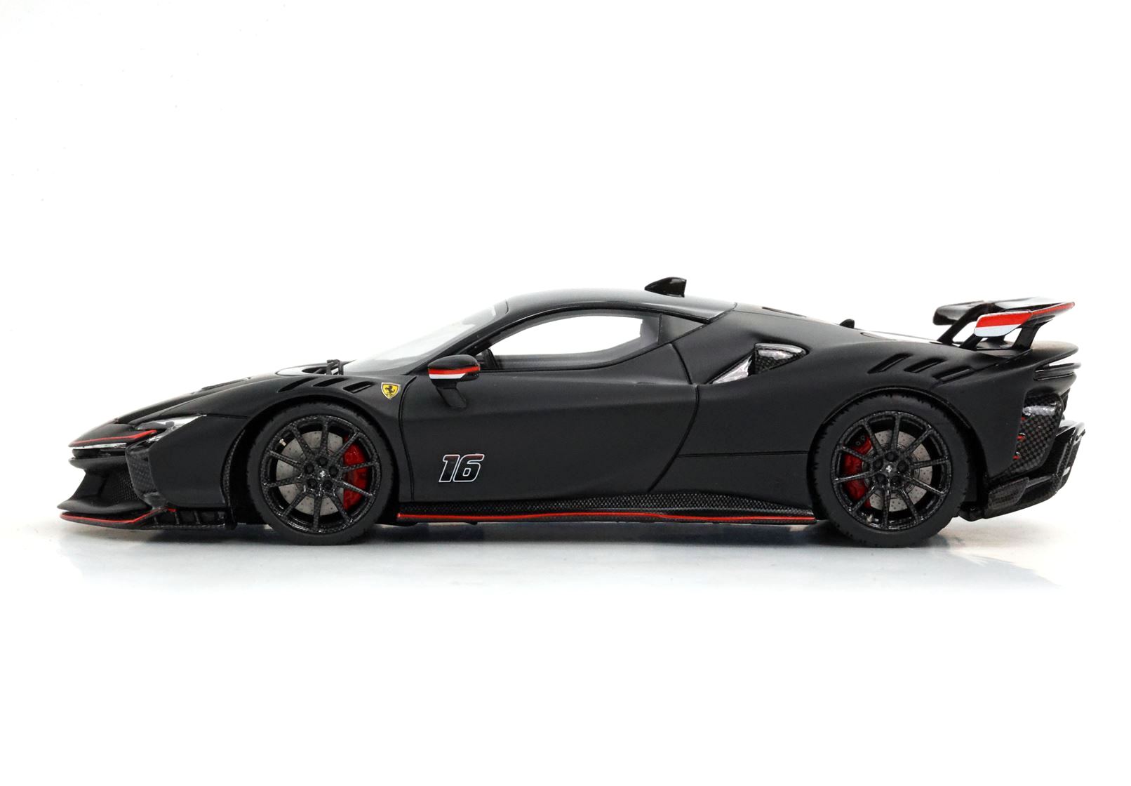 Ferrari SF90 XX Stradale #16 Charles Leclerc Matt Black 1:43 B.B.R.