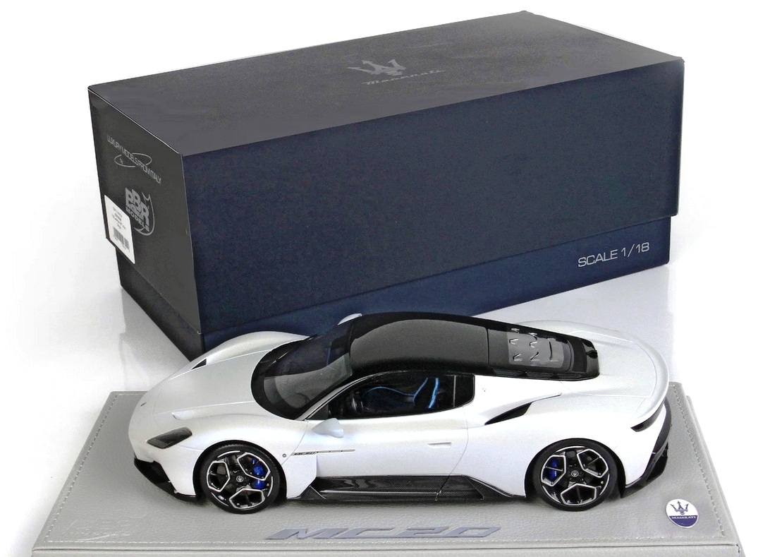 Maserati MC20 2020 Bianco Audace 1:18 B.B.R.