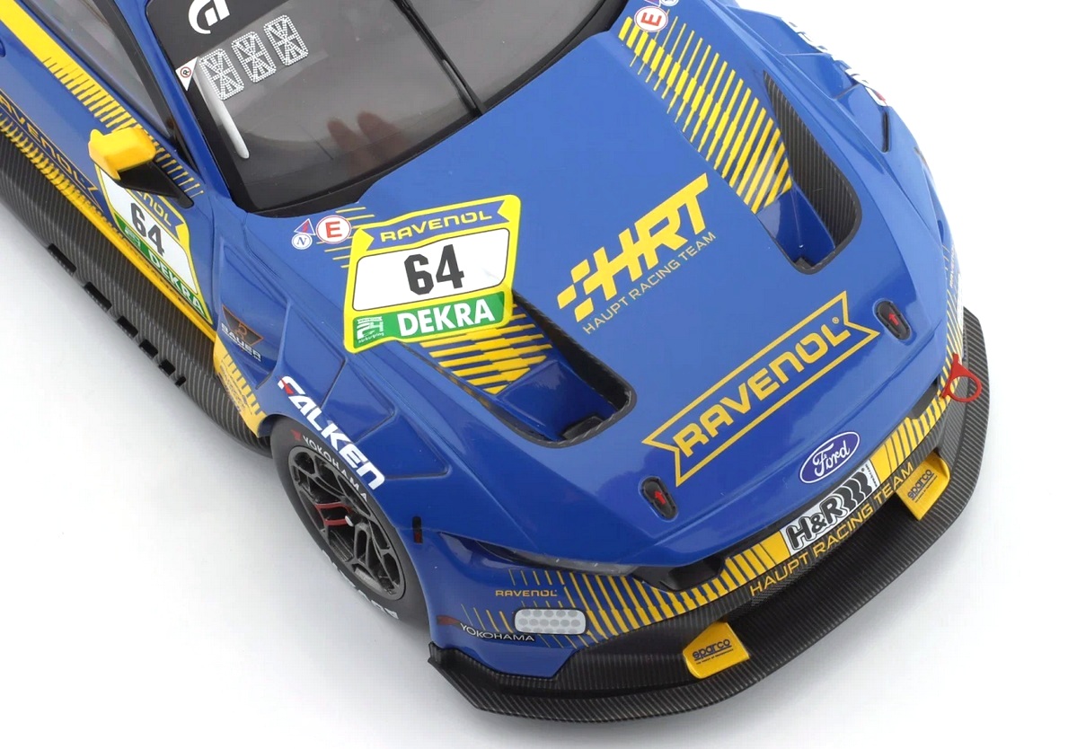 Ford Mustang GT3 HRT Ford Performance #64 Olsen/Maini/Stippler/J.Owega 24H Nürburgring 2025 1:18 Ixo Models
