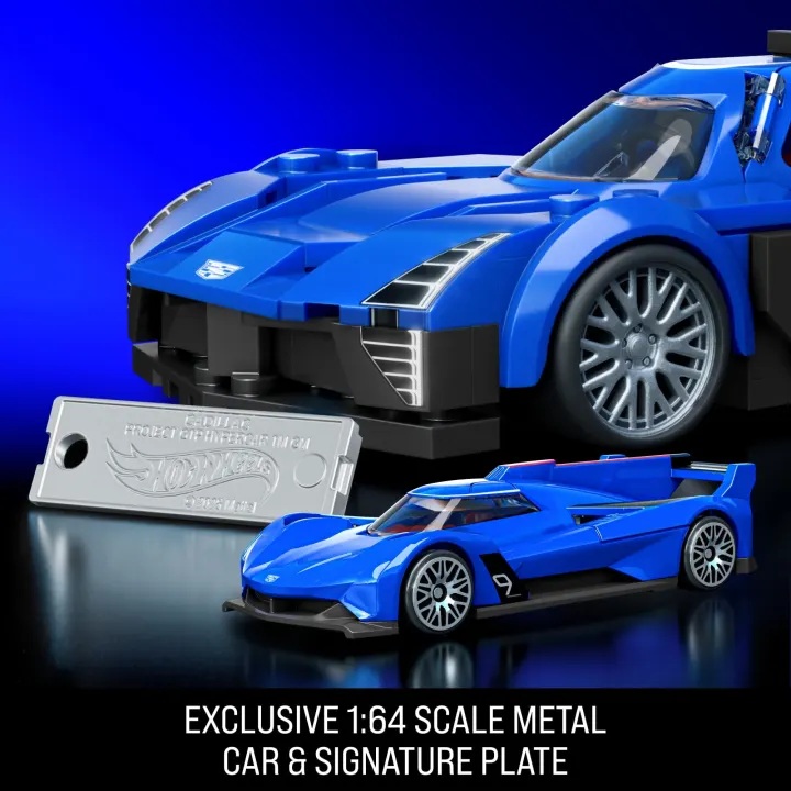 Cadillac Project GTP Hypercar blue 1:32 Hot Wheels Brick Shop