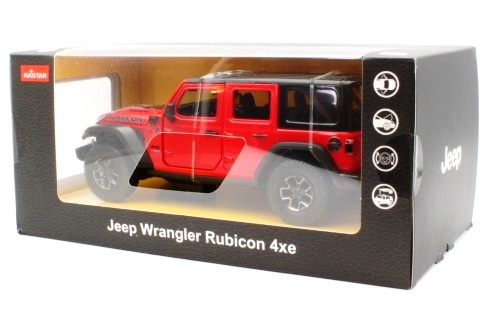 Jeep Wrangler Rubicon 4xe red 1:24 Rastar