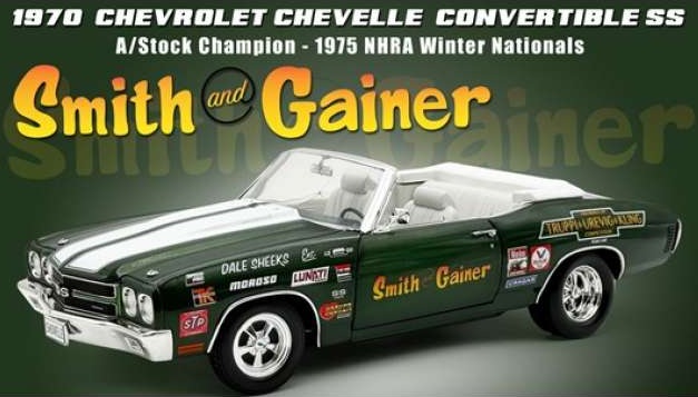 Chevrolet Chevelle Convertible SS *Smith & Gainer* 1970 green 1:18 Acme Diecast