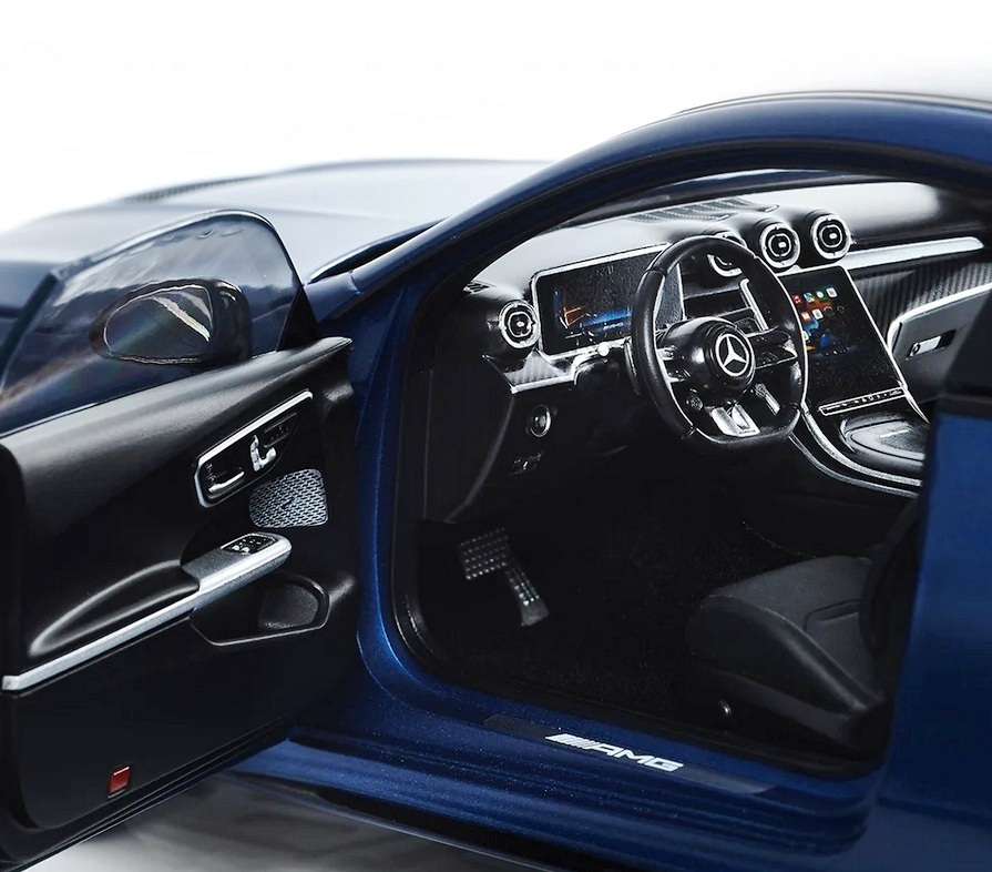 Mercedes-AMG CLE 53 Coupe spectral blue 1:18 NZG