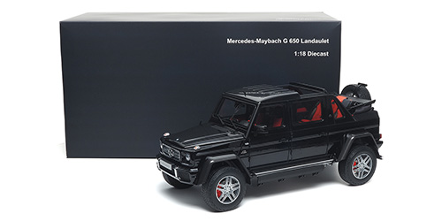 Mercedes-Maybach G650 Landaulet W463 2017 black metallic 1:18 Almost Real