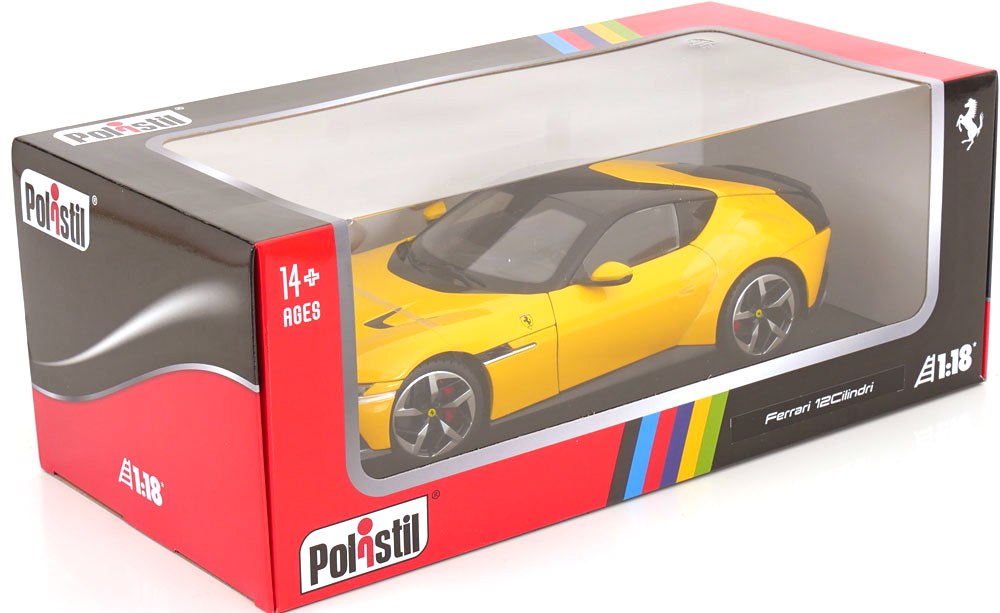Ferrari 12Cilindri 2024 giallo Modena 1:18 Polistil