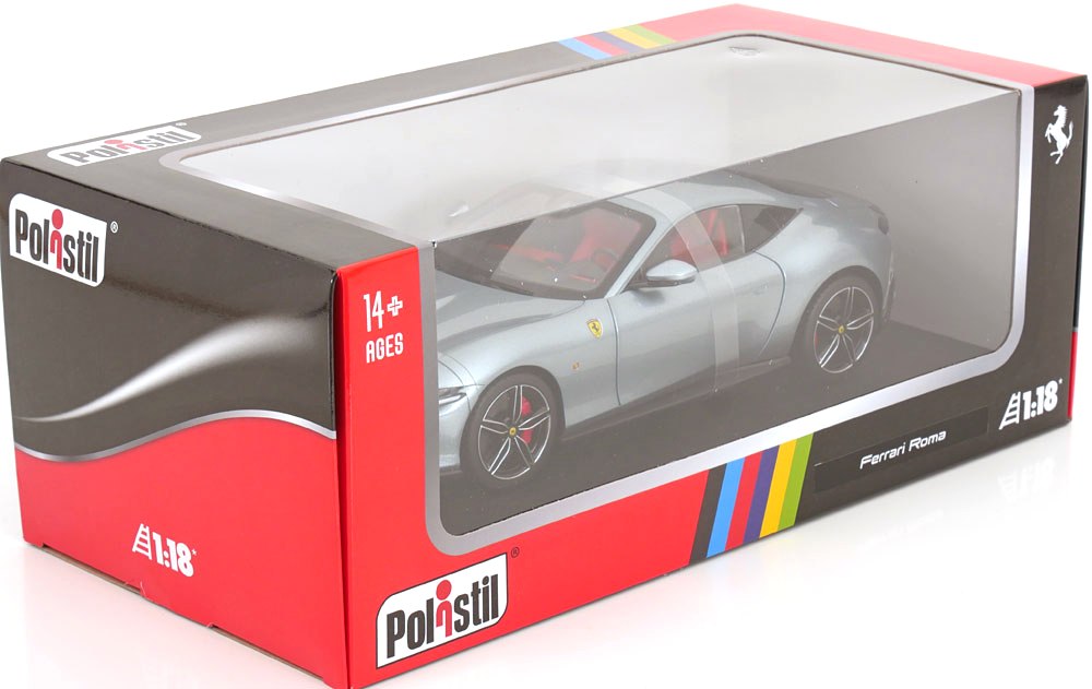 Ferrari Roma 2019 grigio titanio 1:18 Polistil