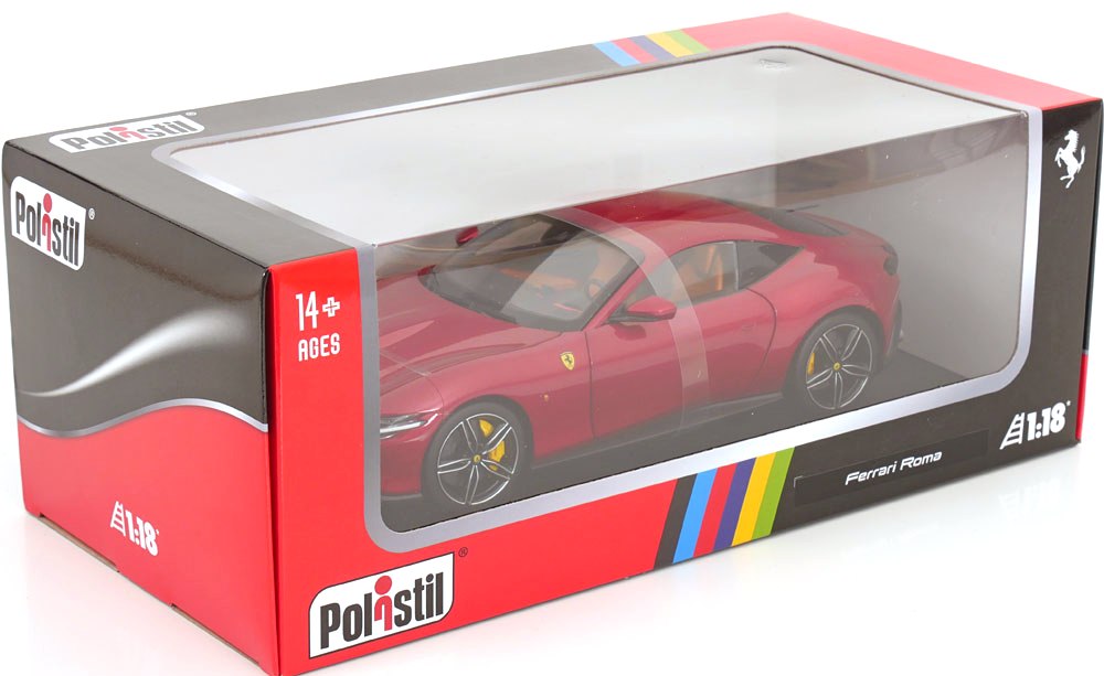 Ferrari Roma 2019 rosso magma 1:18 Polistil