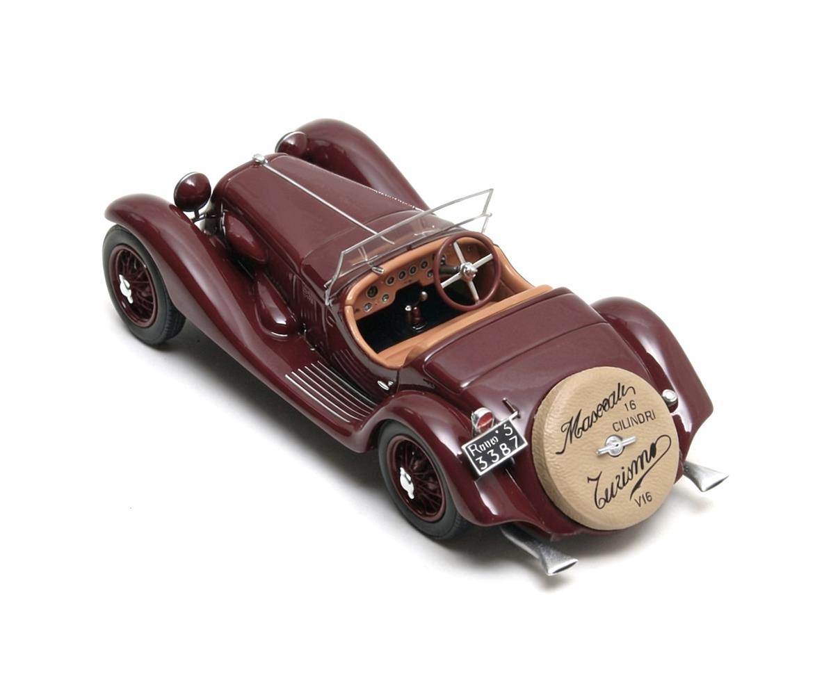 Maserati V4 Sport 16V Spider Cabriolet 1929 bordeaux 1:43 Matrix Scale Models
