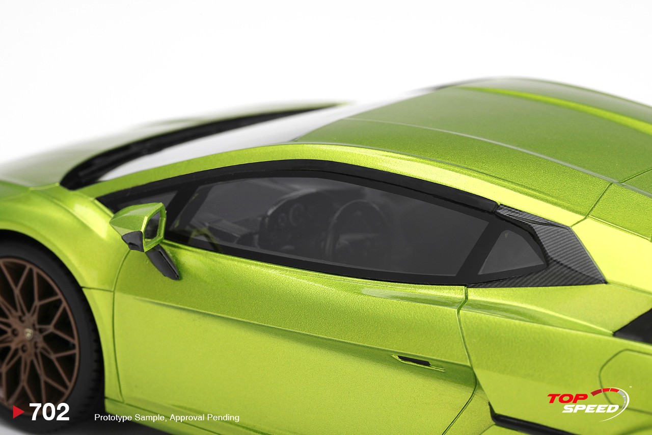 Lamborghini Temerario 2025 verde citrea 1:18 TopSpeed Models