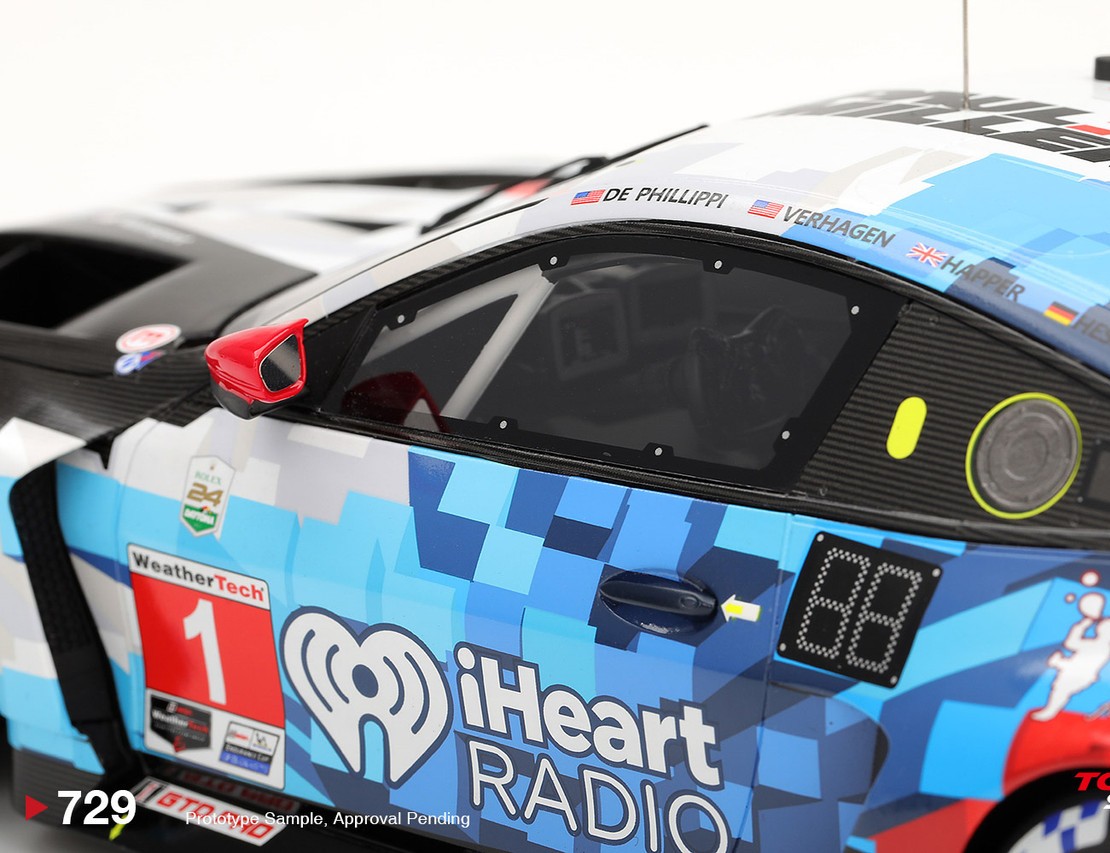 BMW M4 GT3 EVO #1 De Phillippi/Harper/Hesse/Verhagen Paul Miller Racing Class Winner IMSA 24H Daytona 2026 1:18 TopSpeed Models